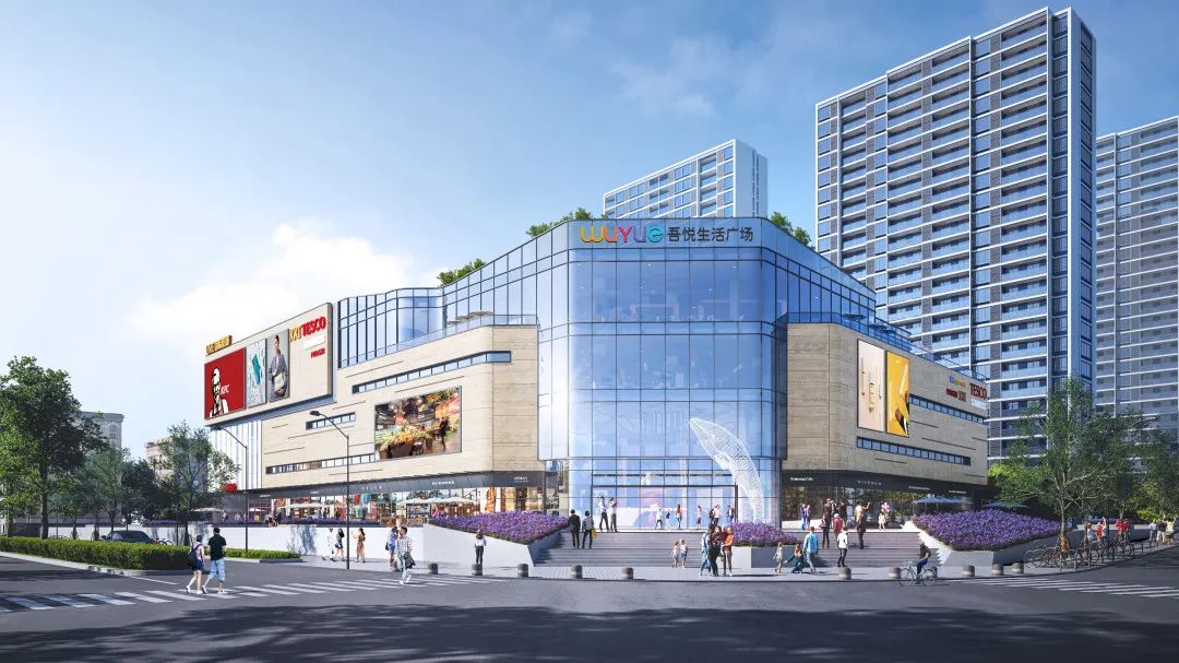 湖畔云邸自带约2万方生活广场给城东人更繁华